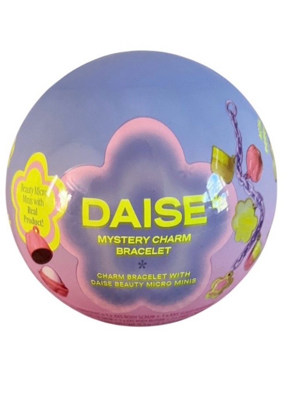 NEW DAISE Mystery Charm Bracelet with Real Beauty Micro Minis